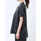 タンブラーブッチャー ストライプ柄 プルオーバーブラウス(セットアップ可能) | TAKA-Q WOMEN | 詳細画像19