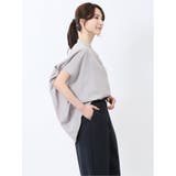 タンブラーブッチャー ストライプ柄 プルオーバーブラウス(セットアップ可能) | TAKA-Q WOMEN | 詳細画像4