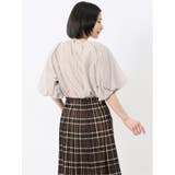 シアースラブ 半袖プルオーバーブラウス | TAKA-Q WOMEN | 詳細画像16