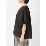 シアースラブ 半袖プルオーバーブラウス | TAKA-Q WOMEN | 詳細画像33