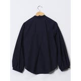 ブロード バンドカラー フリル長袖ブラウス | TAKA-Q WOMEN | 詳細画像36