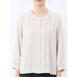 ピンタック 8分袖プルオーバーブラウス  | TAKA-Q WOMEN | 詳細画像24 