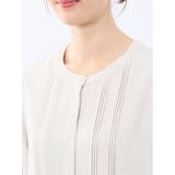 ピンタック 8分袖プルオーバーブラウス  | TAKA-Q WOMEN | 詳細画像27 