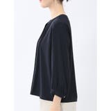 ピンタック 8分袖プルオーバーブラウス  | TAKA-Q WOMEN | 詳細画像34 