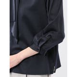 ねじりボウタイ 8分袖 プルオーバー ブラウス | TAKA-Q WOMEN | 詳細画像11