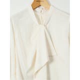 ねじりボウタイ 8分袖 プルオーバー ブラウス | TAKA-Q WOMEN | 詳細画像13