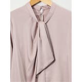 ねじりボウタイ 8分袖 プルオーバー ブラウス | TAKA-Q WOMEN | 詳細画像17