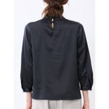 ねじりボウタイ 8分袖 プルオーバー ブラウス | TAKA-Q WOMEN | 詳細画像8