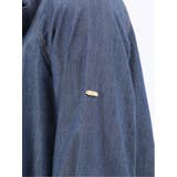 ボウタイ付き バンドカラー デニムブラウス | TAKA-Q WOMEN | 詳細画像11 