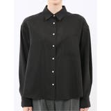 ストレッチ バックタック レギュラーカラー 長袖ブラウス | TAKA-Q WOMEN | 詳細画像16 