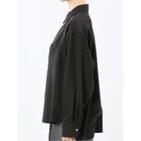 ストレッチ バックタック レギュラーカラー 長袖ブラウス | TAKA-Q WOMEN | 詳細画像17 