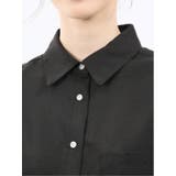ストレッチ バックタック レギュラーカラー 長袖ブラウス | TAKA-Q WOMEN | 詳細画像19 