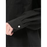 ストレッチ バックタック レギュラーカラー 長袖ブラウス | TAKA-Q WOMEN | 詳細画像20 
