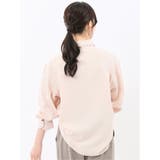 ストレッチ バックタック レギュラーカラー 長袖ブラウス | TAKA-Q WOMEN | 詳細画像23 