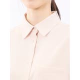 ストレッチ バックタック レギュラーカラー 長袖ブラウス | TAKA-Q WOMEN | 詳細画像29 
