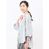 ストレッチ バックタック レギュラーカラー 長袖ブラウス | TAKA-Q WOMEN | 詳細画像32 