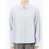 ストレッチ バックタック レギュラーカラー 長袖ブラウス | TAKA-Q WOMEN | 詳細画像36 