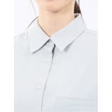 ストレッチ バックタック レギュラーカラー 長袖ブラウス | TAKA-Q WOMEN | 詳細画像39 