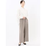 ストレッチ バックタック レギュラーカラー 長袖ブラウス | TAKA-Q WOMEN | 詳細画像5 
