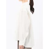 ストレッチ バックタック レギュラーカラー 長袖ブラウス | TAKA-Q WOMEN | 詳細画像7 