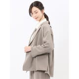ドライタッチ カルゼ シャツジャケット(セットアップ可能) | TAKA-Q WOMEN | 詳細画像12 