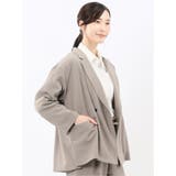 ドライタッチ カルゼ シャツジャケット(セットアップ可能) | TAKA-Q WOMEN | 詳細画像14 