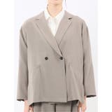 ドライタッチ カルゼ シャツジャケット(セットアップ可能) | TAKA-Q WOMEN | 詳細画像16 