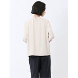 金具付きボウタイ風 7分袖プルオーバーブラウス | TAKA-Q WOMEN | 詳細画像25