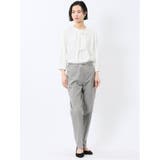 金具付きボウタイ風 7分袖プルオーバーブラウス | TAKA-Q WOMEN | 詳細画像5