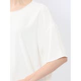 バイカラー 半袖プルオーバーブラウス | TAKA-Q WOMEN | 詳細画像11 