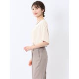 バイカラー 半袖プルオーバーブラウス | TAKA-Q WOMEN | 詳細画像13 