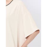 バイカラー 半袖プルオーバーブラウス | TAKA-Q WOMEN | 詳細画像22 