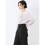 ピンタック 8分袖プルオーバーブラウス | TAKA-Q WOMEN | 詳細画像2