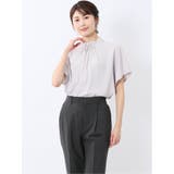 12ピンク | タックパール 半袖プルオーバーブラウス | TAKA-Q WOMEN