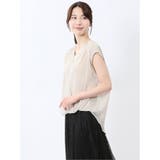 楊柳二重 ノースリ プルオーバーブラウス | TAKA-Q WOMEN | 詳細画像12