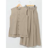 ハンチ/HUNCH ICE TOUCH スリーブレス シャツチュニック | TAKA-Q WOMEN | 詳細画像2