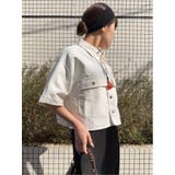 ドロー/DRAW Wフラップデニムシャツ | TAKA-Q WOMEN | 詳細画像9