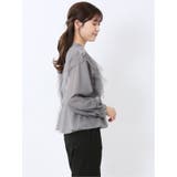 フリル 前開き 長袖ブラウス | TAKA-Q WOMEN | 詳細画像14 