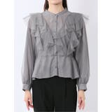 フリル 前開き 長袖ブラウス | TAKA-Q WOMEN | 詳細画像15 