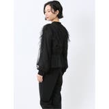 フリル 前開き 長袖ブラウス | TAKA-Q WOMEN | 詳細画像2 