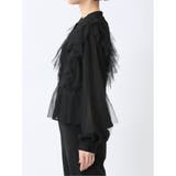 フリル 前開き 長袖ブラウス | TAKA-Q WOMEN | 詳細画像7 