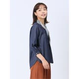 【WEB限定】形態安定 シャンブレープルオーバー長袖ブラウス | TAKA-Q WOMEN | 詳細画像4