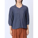 【WEB限定】形態安定 シャンブレープルオーバー長袖ブラウス | TAKA-Q WOMEN | 詳細画像5