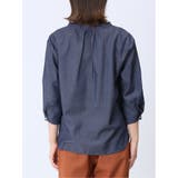 【WEB限定】形態安定 シャンブレープルオーバー長袖ブラウス | TAKA-Q WOMEN | 詳細画像7