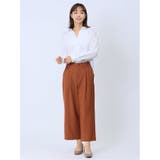 【WEB限定】形態安定 スキッパープルオーバー長袖ブラウス | TAKA-Q WOMEN | 詳細画像10 