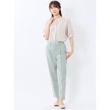 バンドカラー パフスリーブ 比翼ブラウス | TAKA-Q WOMEN | 詳細画像5