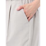 麻調合繊 ベルト付き テーパードパンツ(セットアップ可能) | TAKA-Q WOMEN | 詳細画像21