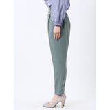 麻調合繊 ベルト付き テーパードパンツ(セットアップ可能) | TAKA-Q WOMEN | 詳細画像29