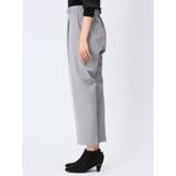 レーヨン混ストレッチ ベルト付きテーパードパンツ | TAKA-Q WOMEN | 詳細画像20