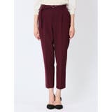 レーヨン混ストレッチ ベルト付きテーパードパンツ | TAKA-Q WOMEN | 詳細画像6